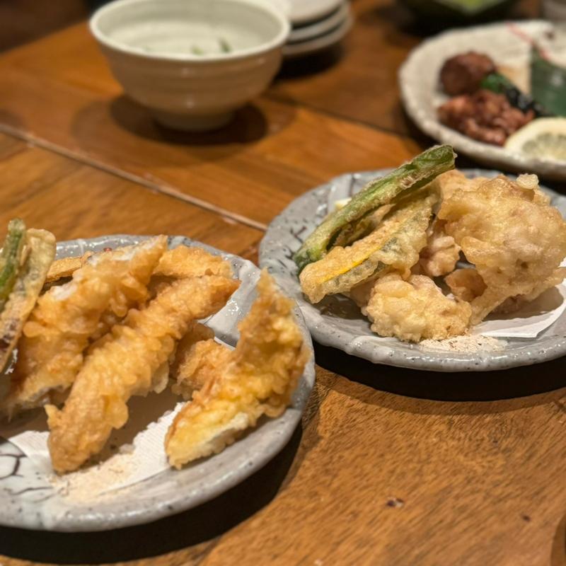 天ぷら盛合せ(古窯庵)