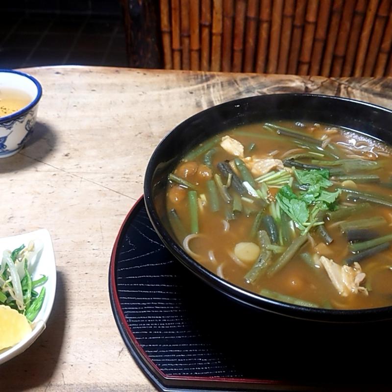 山菜カレーそば(ゑがほ食堂 （えがほしょくどう）)
