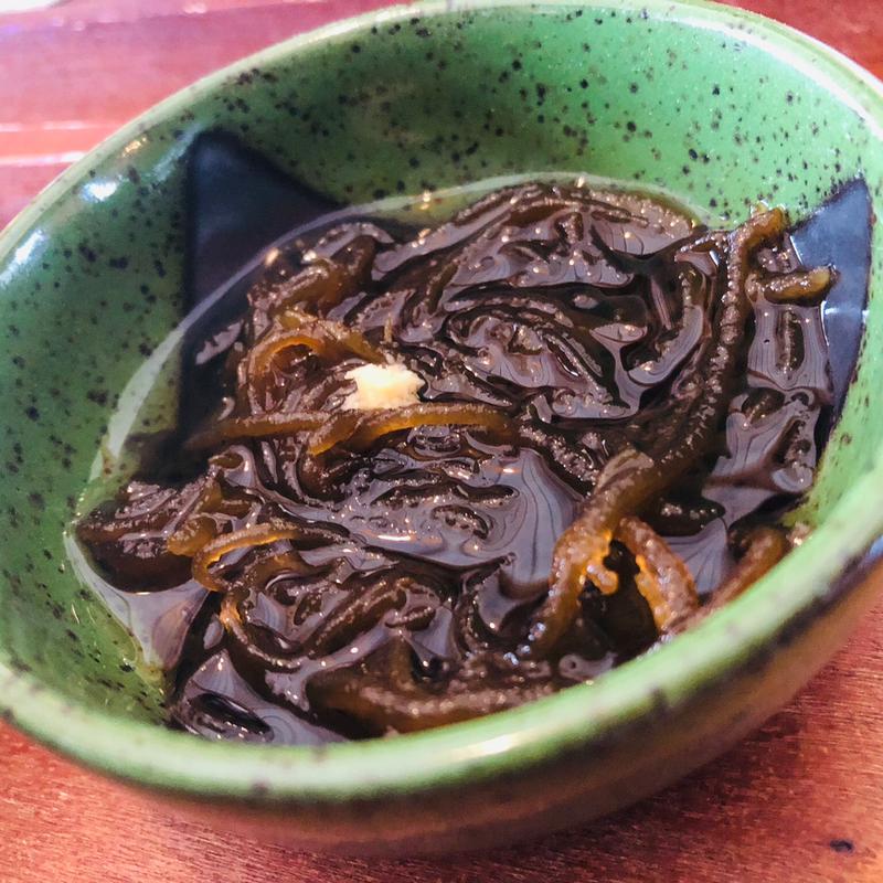 もずく酢_アヤナイそばセット(旅宿酒場 I&I)