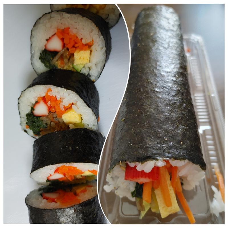 7種具材の韓国風キンパ恵方巻(コープみらい コープ市川店)