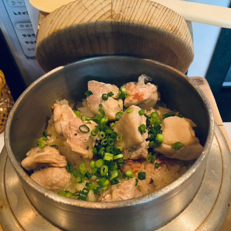 鳥もも酒盗釜飯(鳥ぎん 本店)