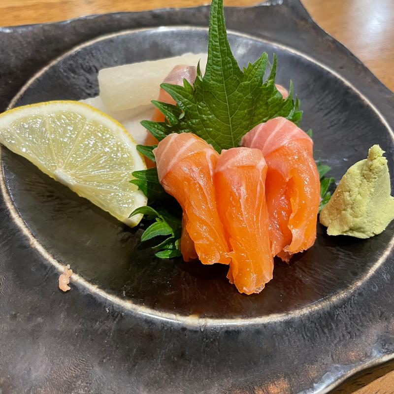 本日のお刺身　北海道産　さくらマス(あて寿司×天ぷら酒場 すしぱ 池下店)