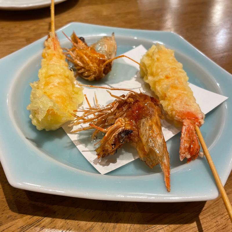 天使の海老（串天）(あて寿司×天ぷら酒場 すしぱ 池下店)