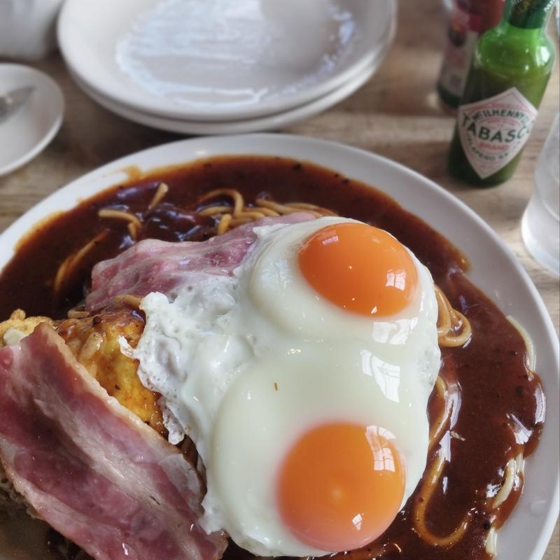 ハンバーグスパゲティ(PaPaかみの （パパ）)