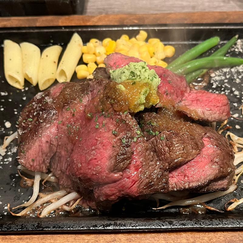 超希少黒毛和牛A5ランクカットステーキ(ハンバーグ＆ステーキ食堂 KURAUZO 2号店 上野)