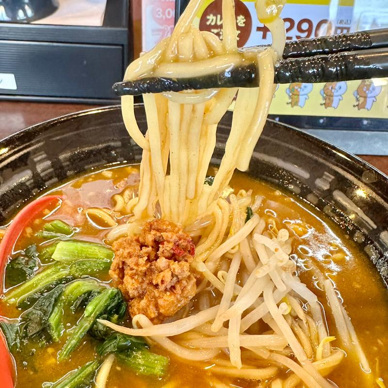 カレーラーメンアサリハーフ(カレーハウス ＣｏＣｏ壱番屋 町田鶴川店)