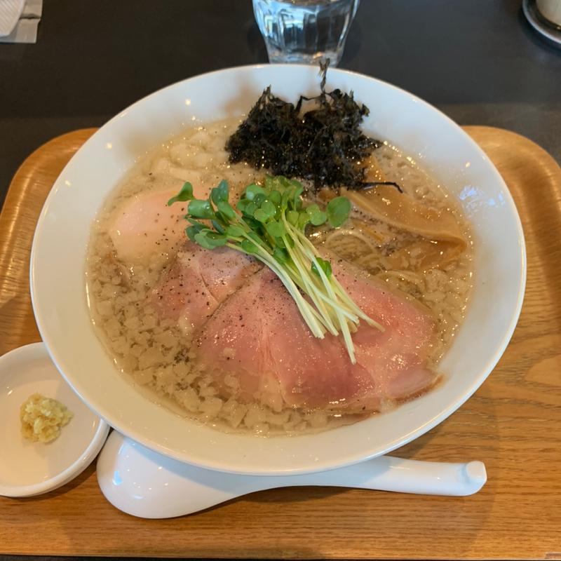 背脂煮干ラーメン(麺屋花枇)