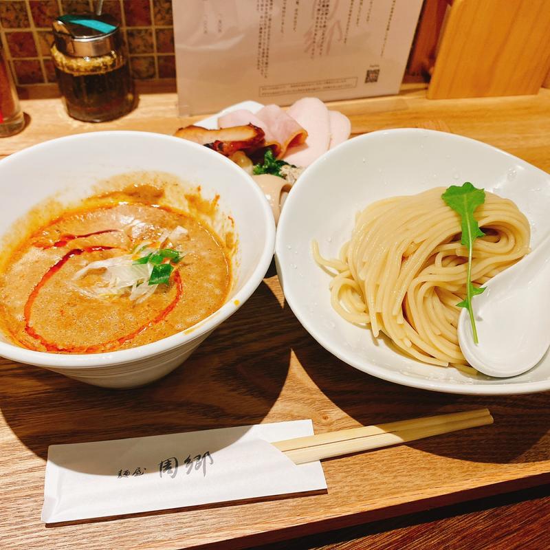 赤つけ麺　特製(麺屋周郷 神田店)