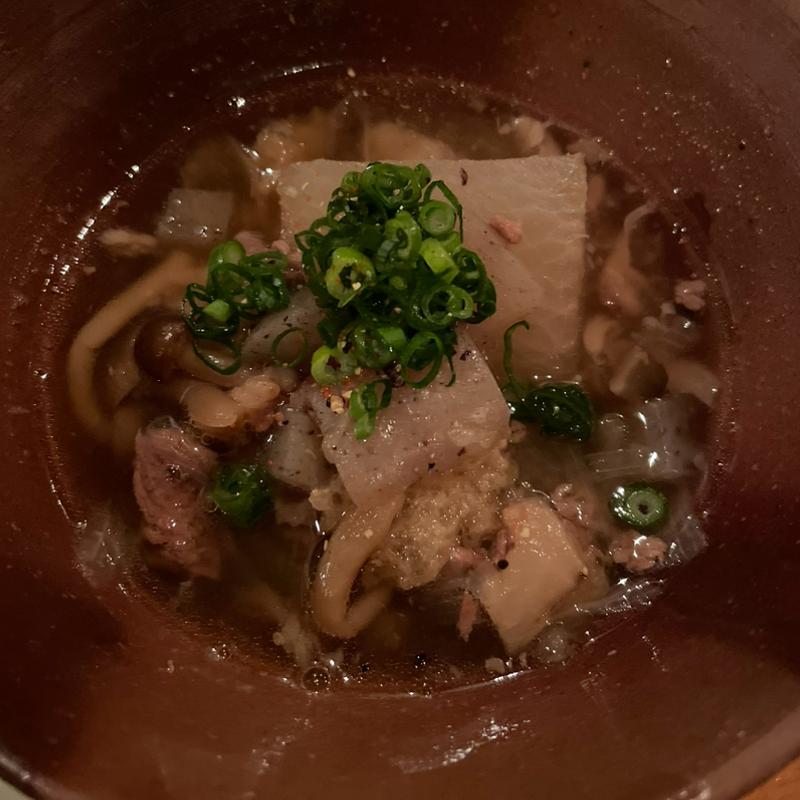 牛すじ大根(楽しいお酒とごはん genten.)