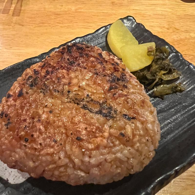 焼きおにぎり バター醤油(やきとりやさんあっ鶏)