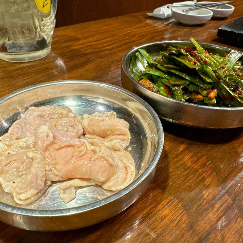 ペラペラ焼き(野毛ホルモンセンターはなれ)