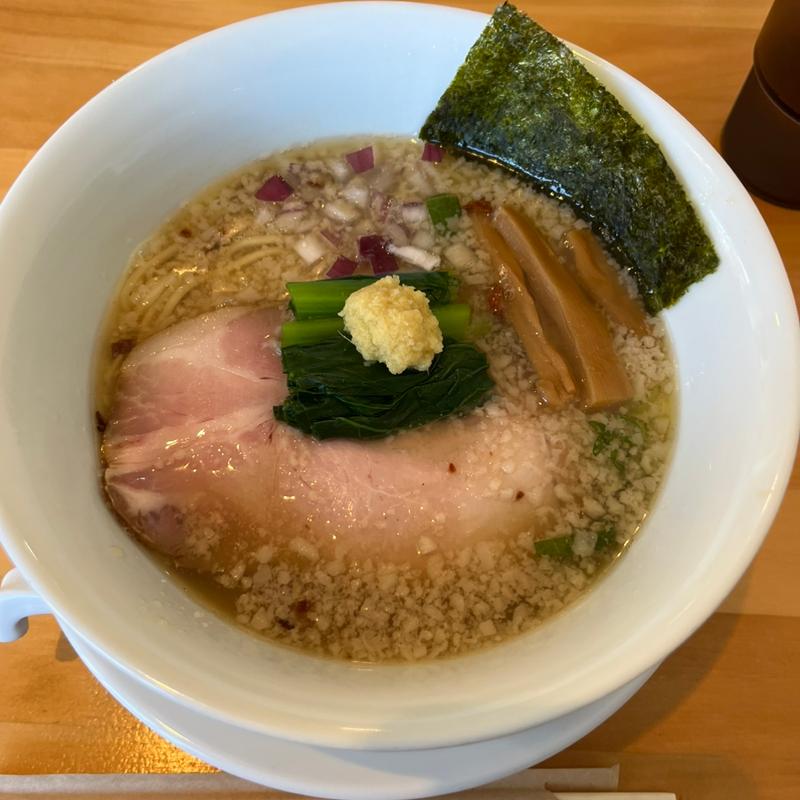 背脂生姜芳醇煮干し(塩)(自家製ラーメンアイリー)