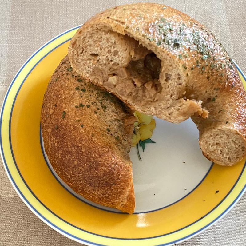 豚まん(全粒粉)(ゆさひみベーグル)