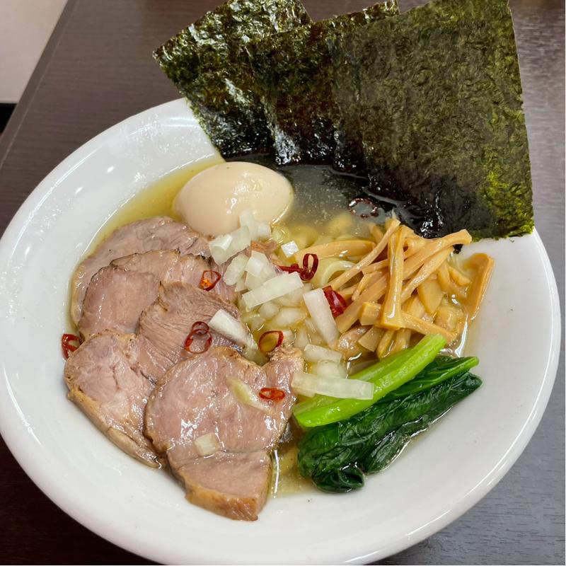 禿 塩ラーメン(川越自家製手打ち麺Do-Jin)
