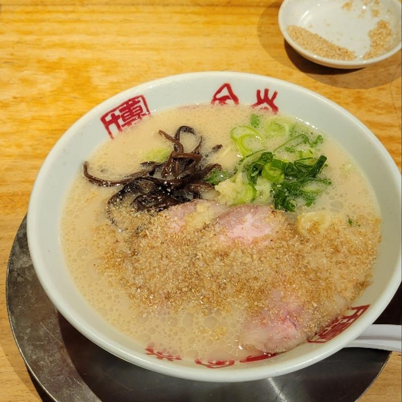 博多極とんこつラーメン(一風堂 大名本店)