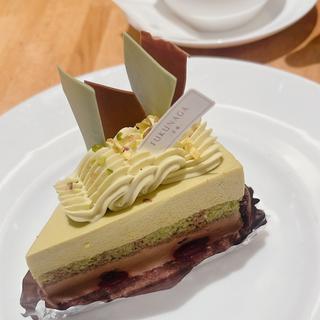 ピスタチオとチョコレートのケーキ(リプトン三条本店)