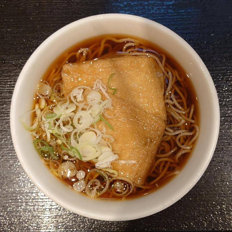 きつねそば(いろり庵きらく甲府店 （【旧店名】そば処甲州）)