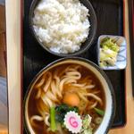 月見うどん【ごはん】(雪の屋 （ゆきのや）)