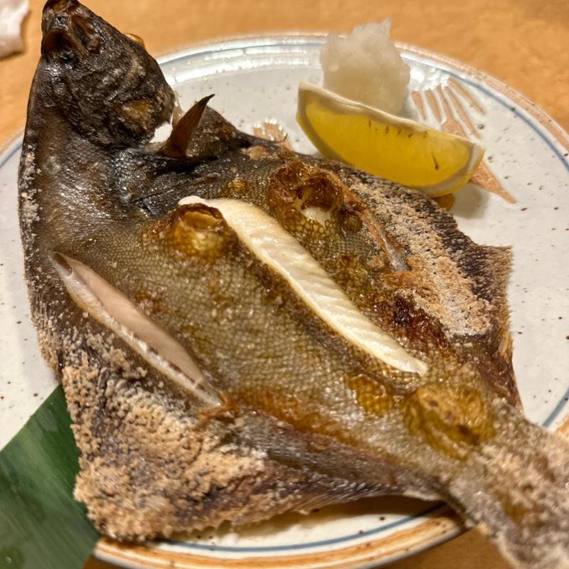 カレイの塩焼き(かつ半)