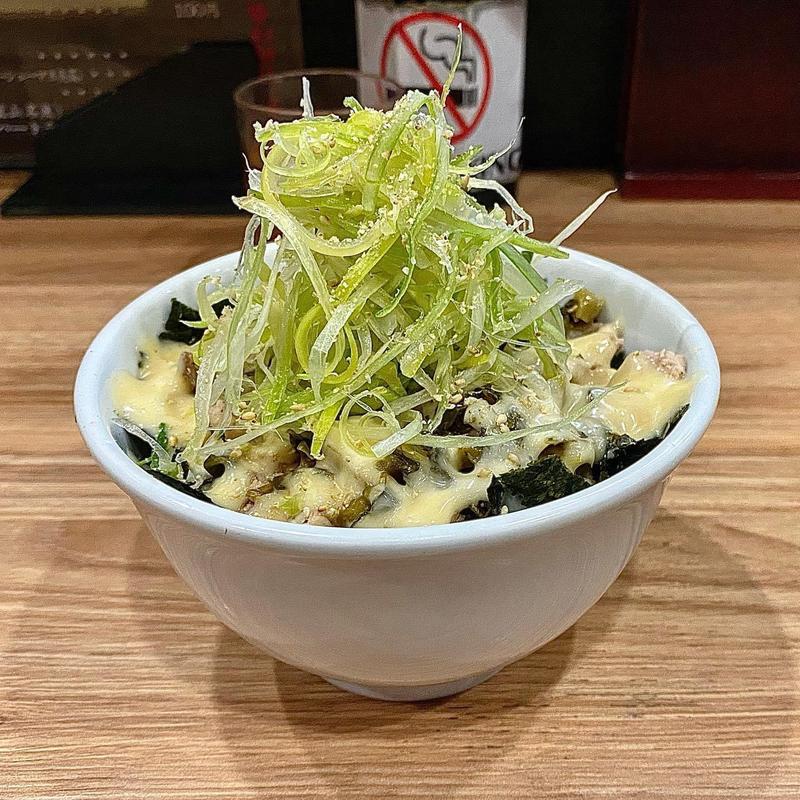 福原さんスペシャル(大＋肉増し＋味付半熟煮玉子こってりVer.&どんぶり(チャーシューマヨ高菜)(麺屋 丈六)