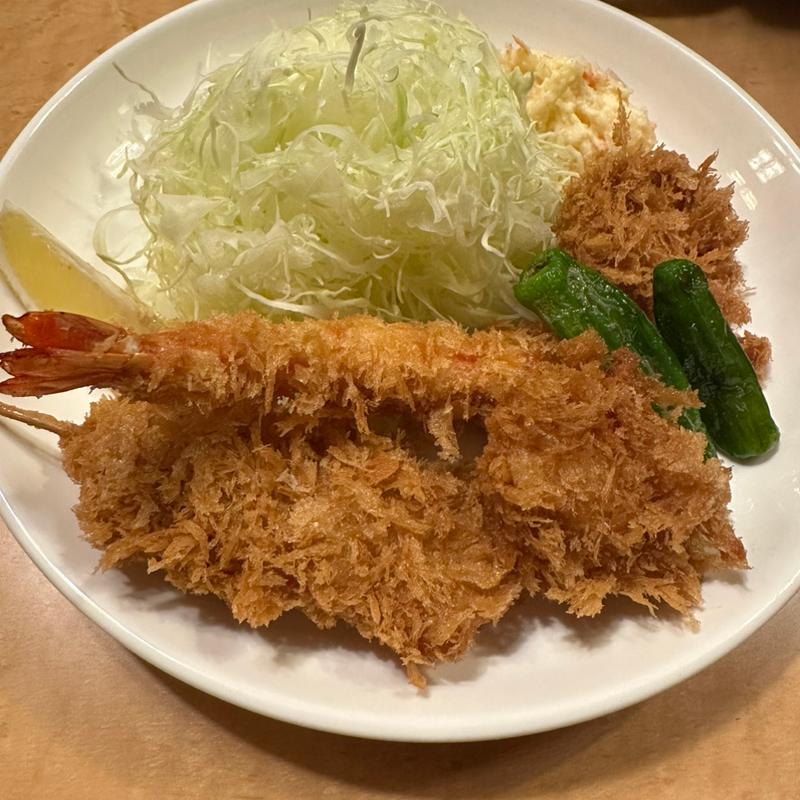 ミックスフライ(かつ半)