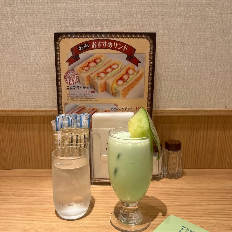 メロンジュース(コンパル サンロード店)