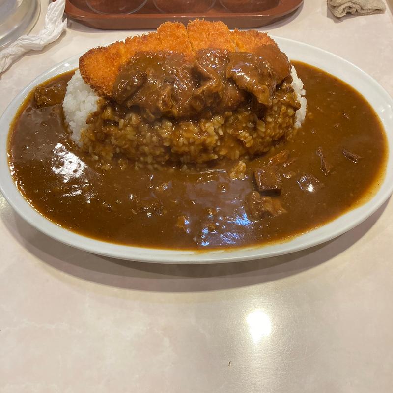 バッファローチキンカツカレー特盛(カレー堂 堀江店)