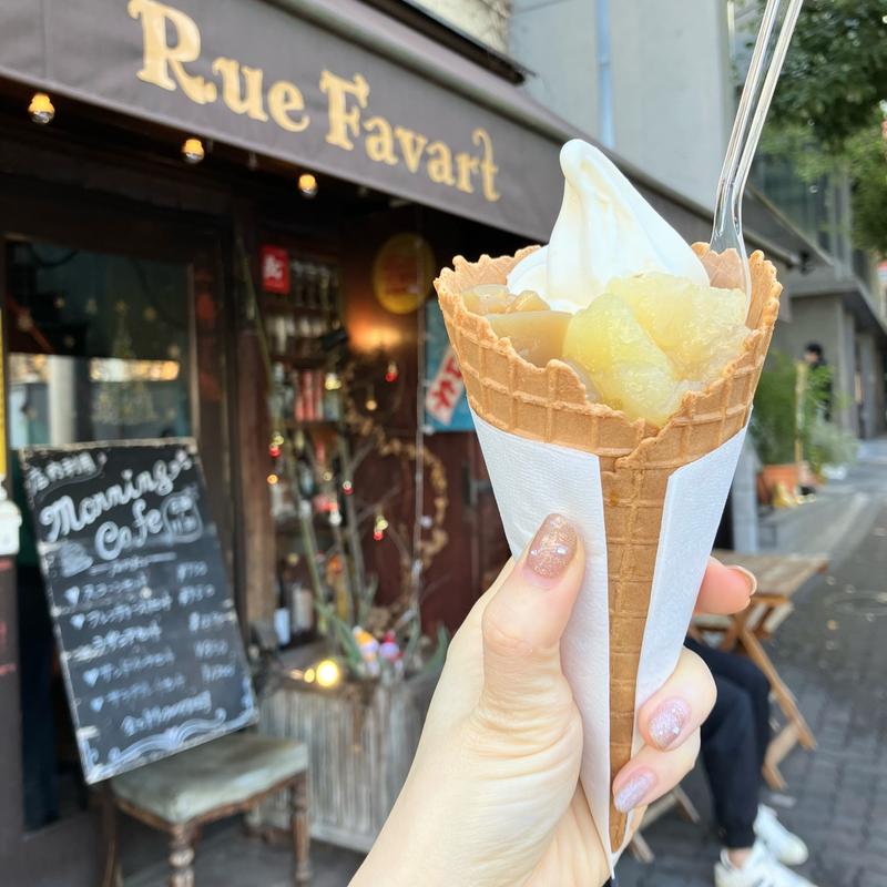 洋梨＆チャイソフトクリーム(Rue Favart （リュファヴァー）)