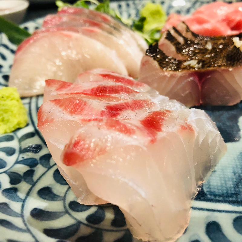 真鯛のお造り(一献 すだち)