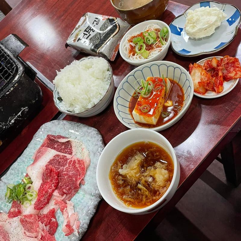 牛焼きしゃぶ定食(きいちゃん)