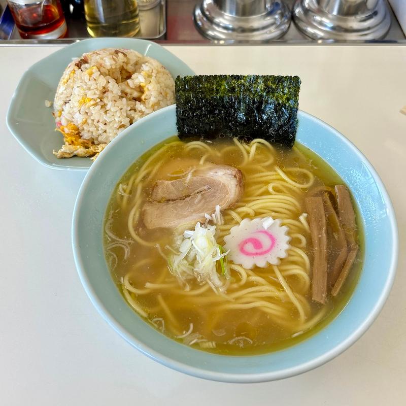 Aセット(醤油ラーメン+半チャーハン)(大吉製麺 )