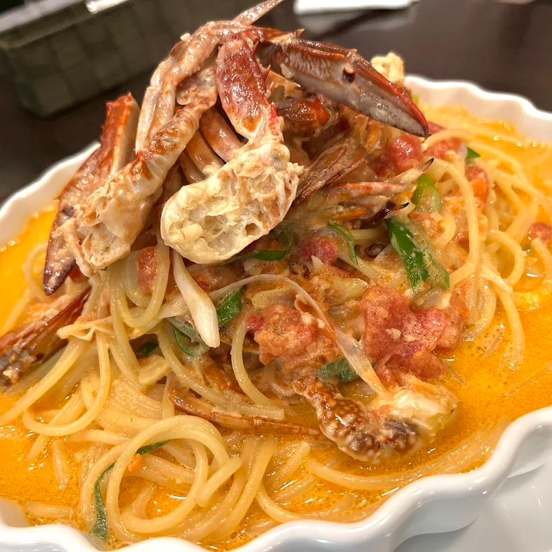 ワタリガニのクリームソースパスタ(ビストロ グルナッシュ （B'stro Grenache）)