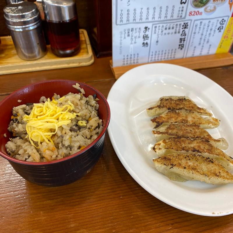 餃子セット(武蔵ラーメン)