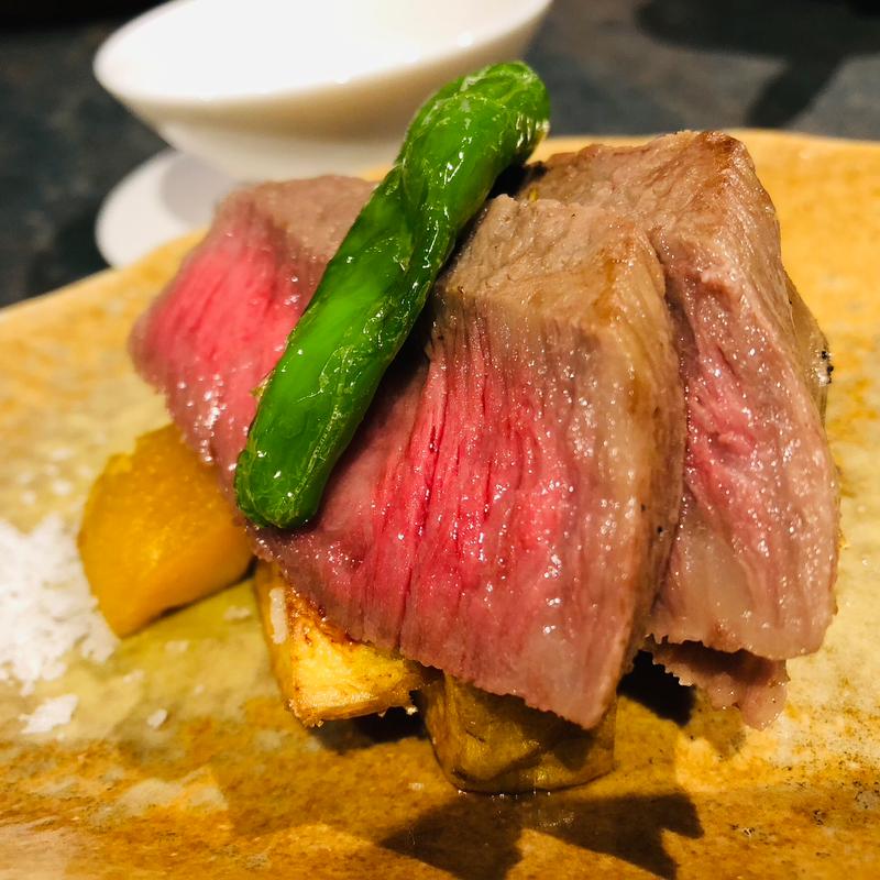 黒毛和牛のフィレステーキ(一献 すだち)