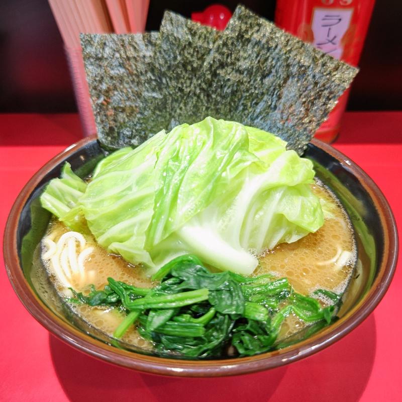 ラーメン並＋キャベツ(横浜ラーメン真砂家)