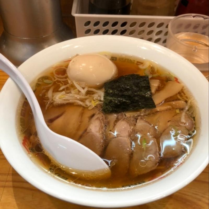 チャーシューメン　煮玉子(らぁめん めん○ （メンマル）)