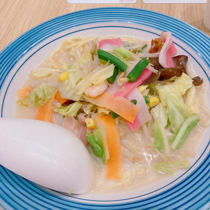 長崎ちゃんぽん(麺少なめ)(リンガーハット アクアシティお台場店)