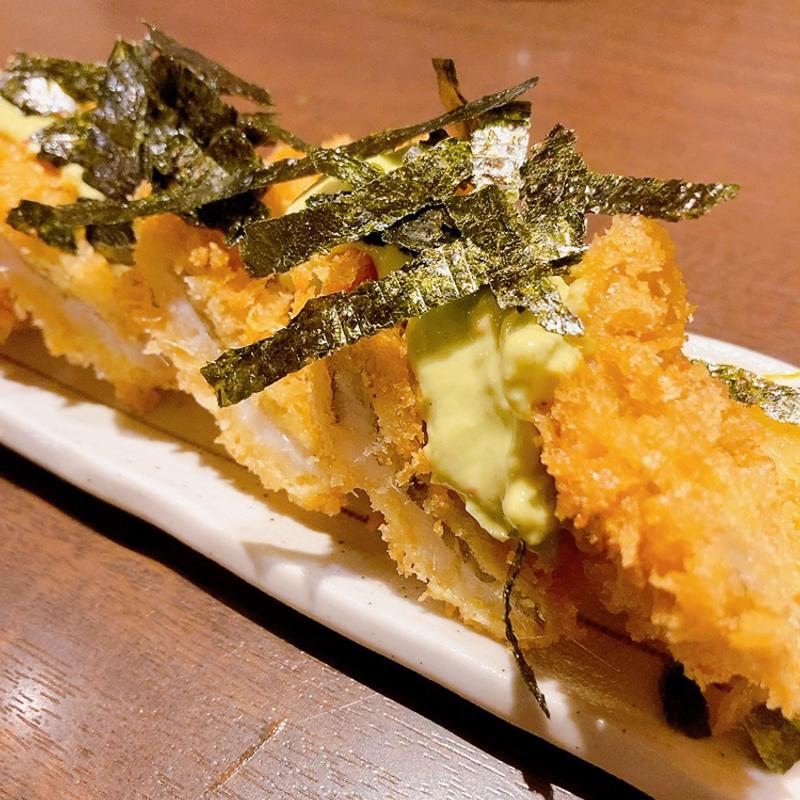 穴子カツレツアボカドタルタル(酒場 ナガレボシ)