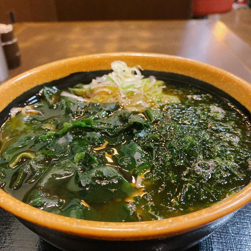 あおさわかめそば(めとろ庵 新木場店 )