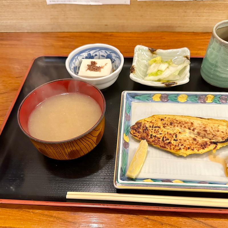 さわら西京焼き定食(割烹お田しま)