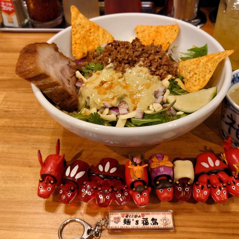 メキシカンパクチーまぜそば(まぜそば 凜々亭 郡山本店 )