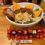 メキシカンパクチーまぜそば(まぜそば 凜々亭 郡山本店 )