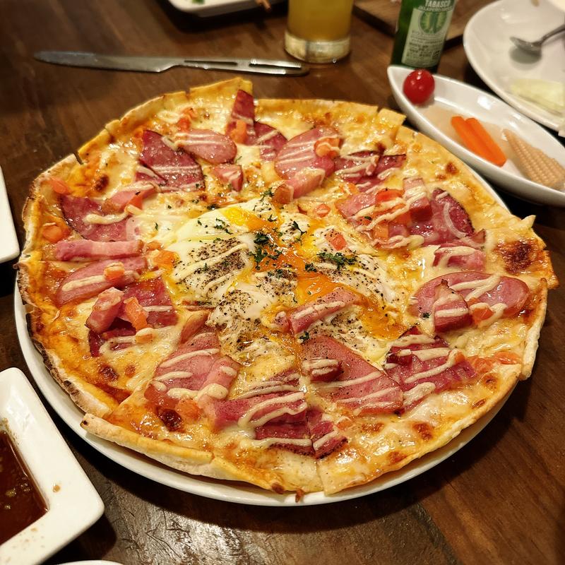 3種のミートピッツァ(魚介バル いかり屋kitchen)