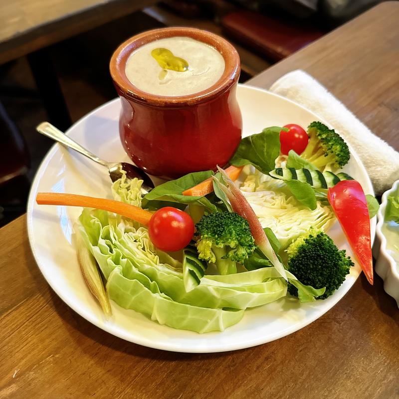 季節野菜のバーニャカウダ(魚介バル いかり屋kitchen)