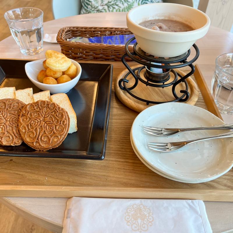 あんこチーズフォンデュ(AOYAカンパーニュ)