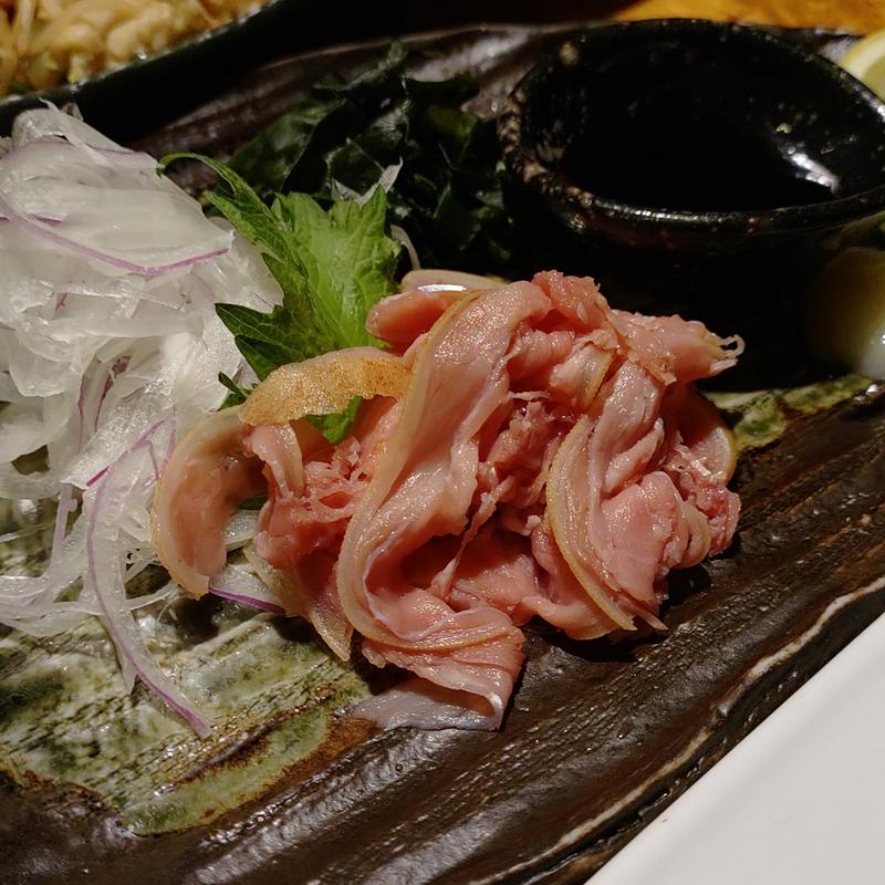 ヤギ刺し(食材倉肴ひのえ)