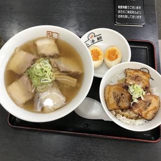 炙り焼豚ご飯セット(喜多方ラーメン 坂内 岩槻店)