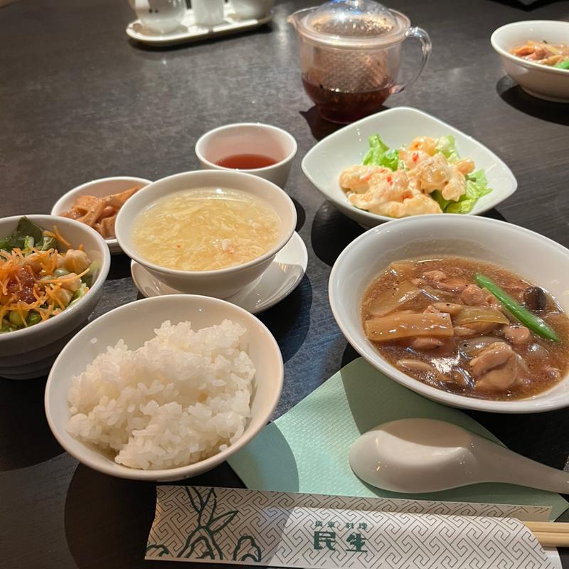 選べる1,200円ランチ(廣東料理民生 ヒルトンプラザ ウエスト店)