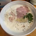 地鶏白湯ラーメン(丸山製麺所)