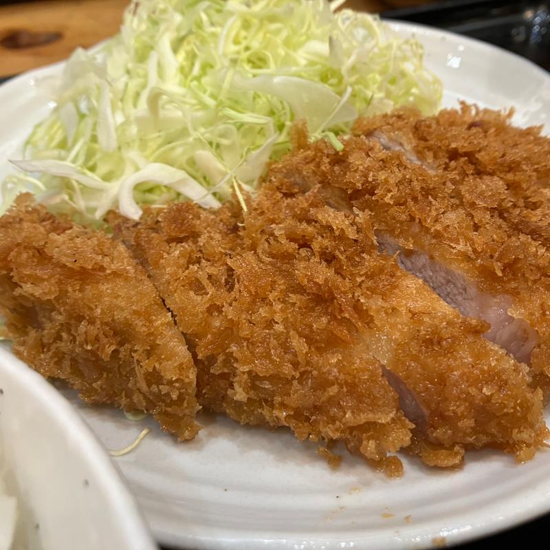 ロースかつ定食(とんかつまるや 浜松町店)